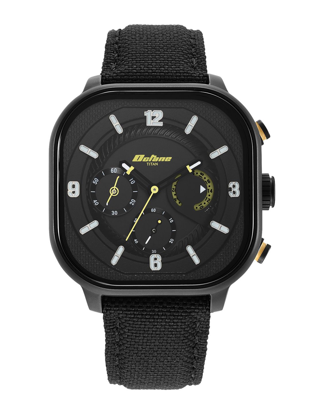 Titan Titan Octane Aerobatics Chronograph Analog With Black Dial Watch For Men - Nt1856nl01
