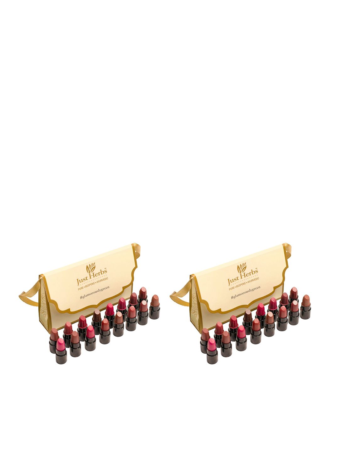 Just Herbs Set of 32 Ayurvedic Micro Mini Creamy Matte Lipstick Price in India