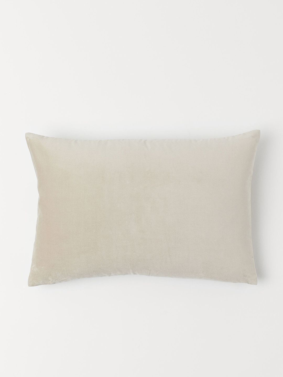 H&M Beige Cotton Velvet Cushion Cover Price in India