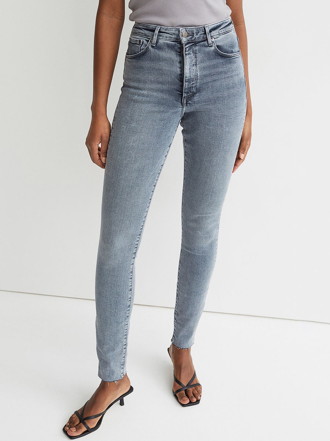 H&M Woman Blue Shaping High Jeans Price in India