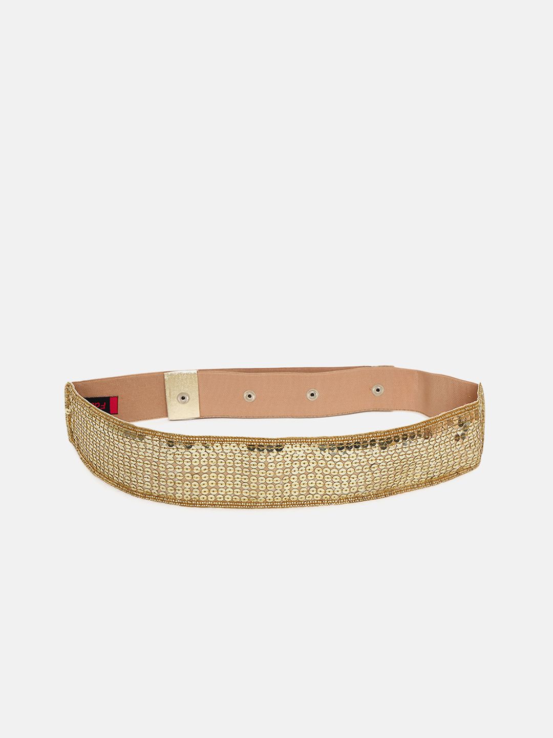 FABBHUE Women Gold-Toned Sequinned Embellished Belt Price in India