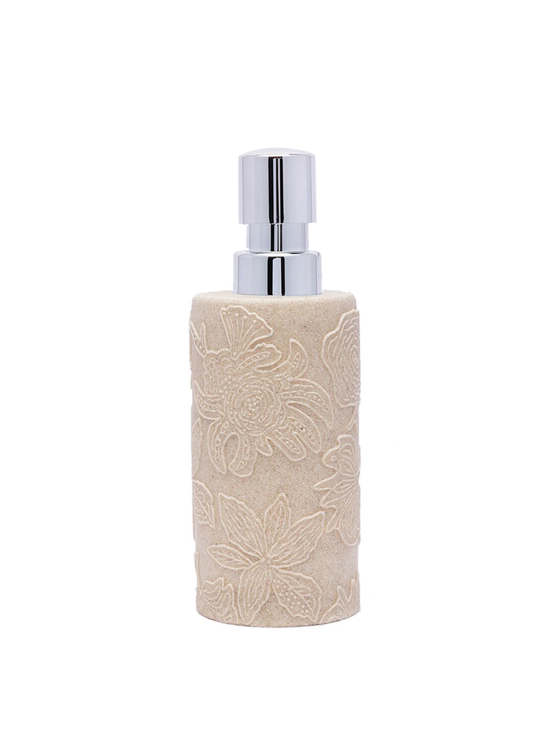 MARKET99  White Resin Leaf Design Soap Dispenser 420 Ml Price in India