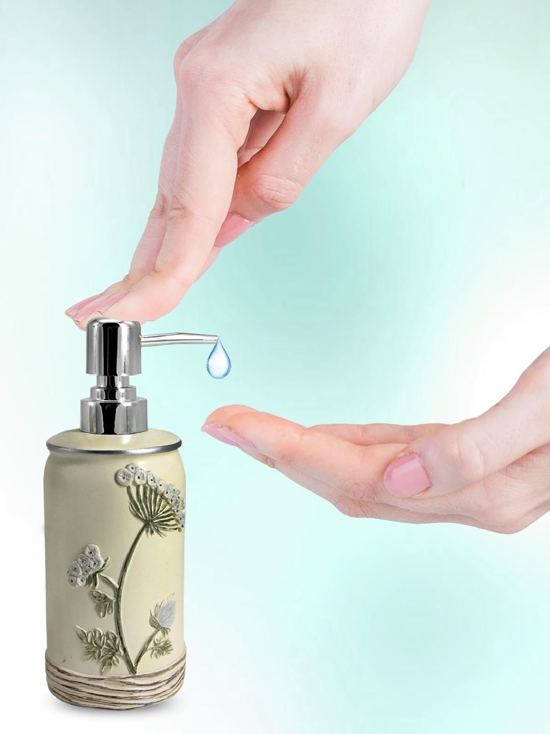 MARKET99  White Resin Soap Dispenser 320 Ml Price in India