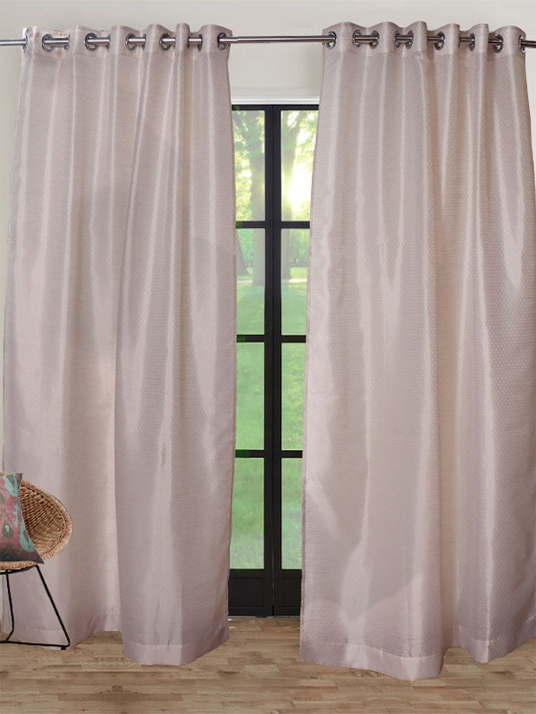 ZEBA Beige Door Curtain Price in India