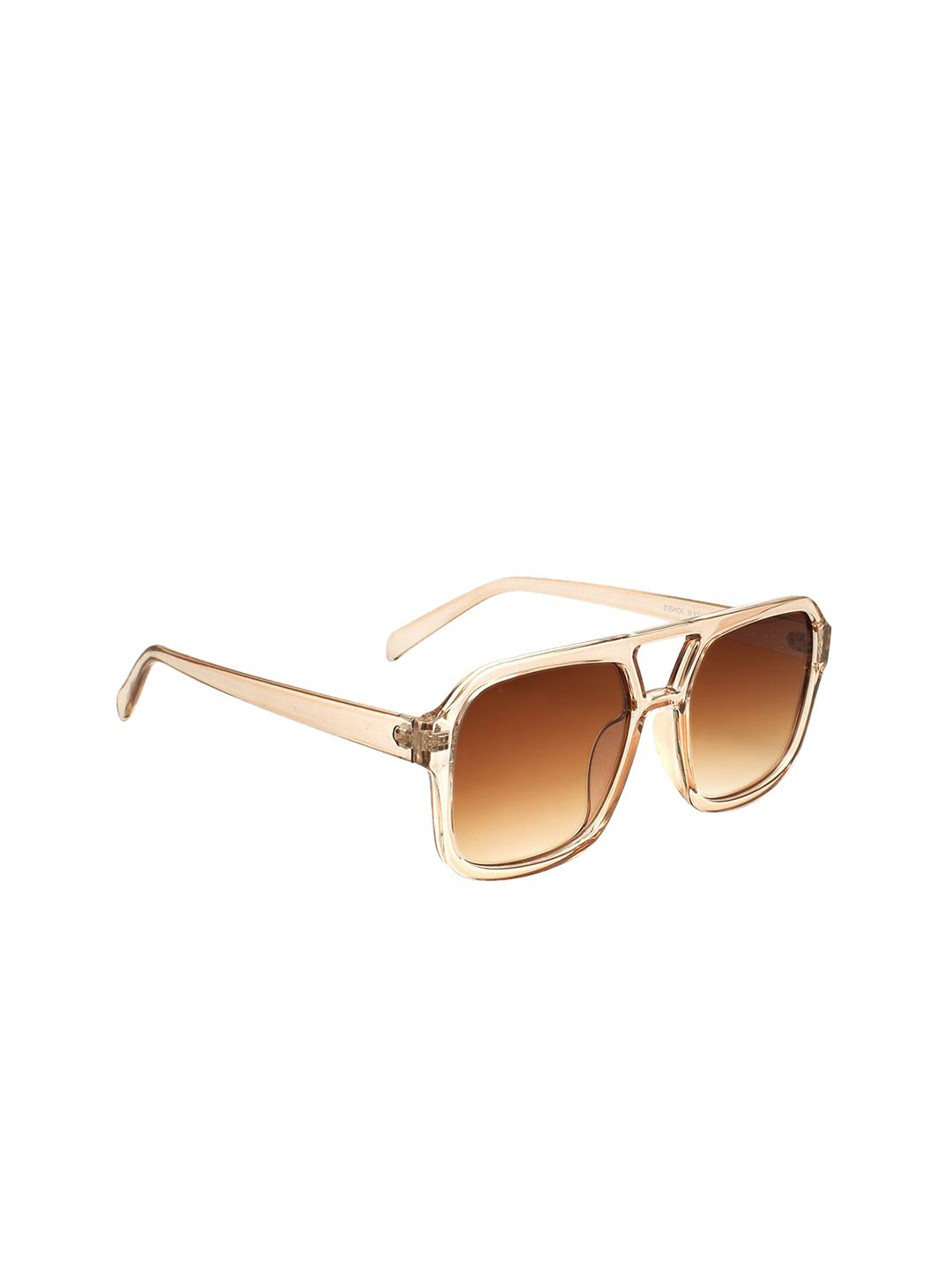 Peter Jones Eyewear Unisex Brown Lens & Aviator Sunglasses with UV Protected Lens 98062TBW Price in India