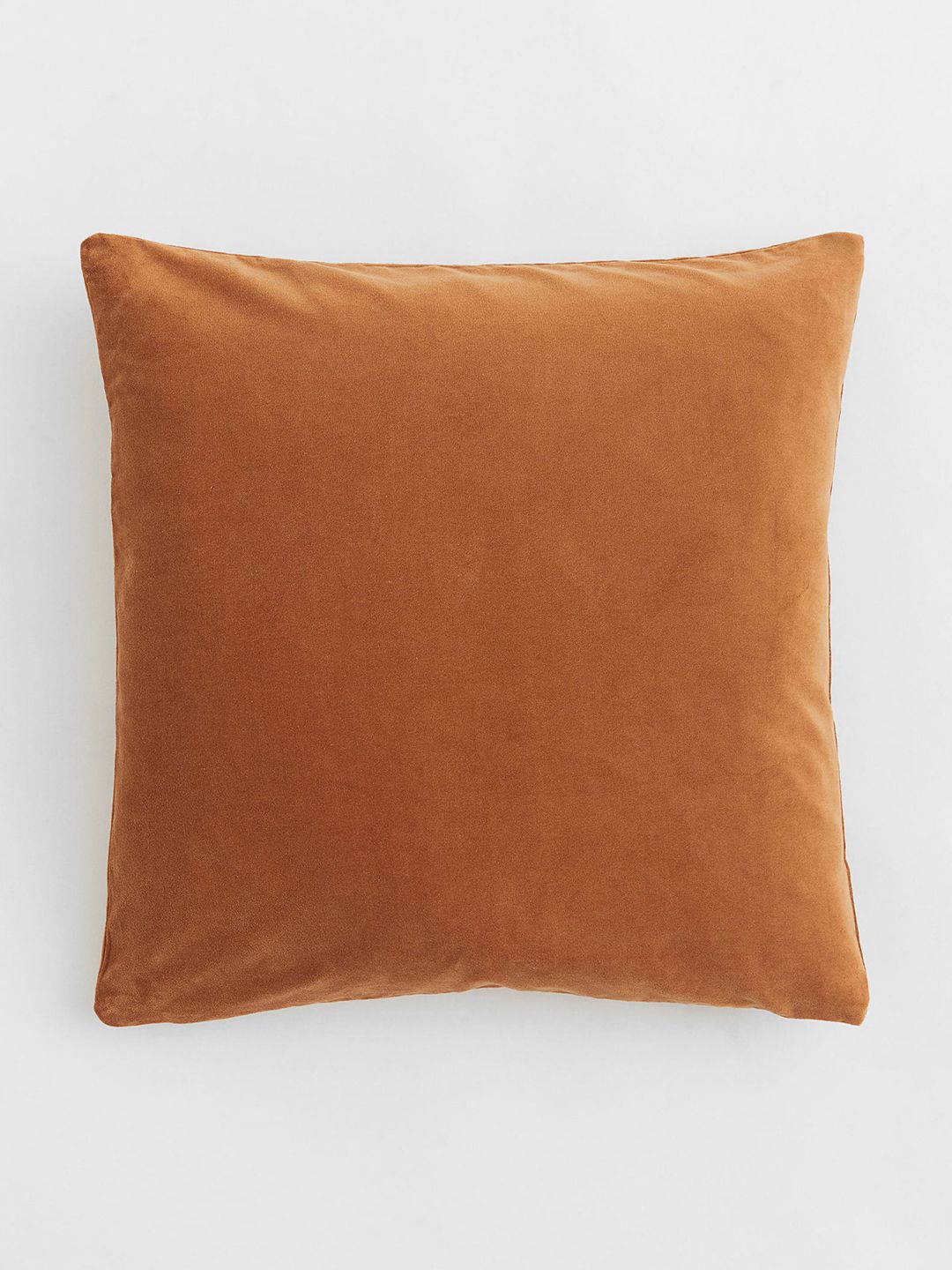 H&M Brown Cotton Velvet Cushion Cover Price in India