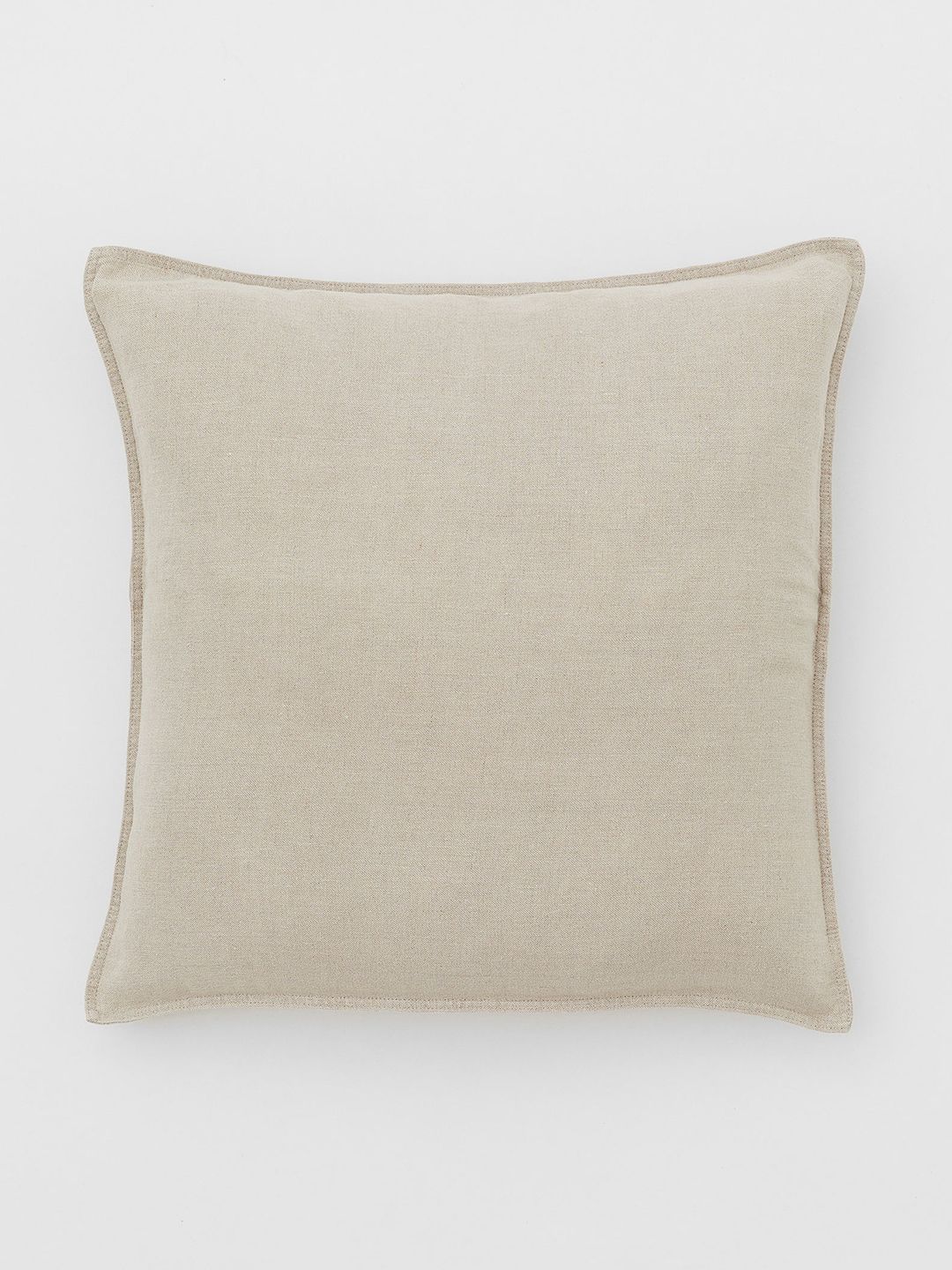 H&M Beige Linen Cushion Cover Price in India