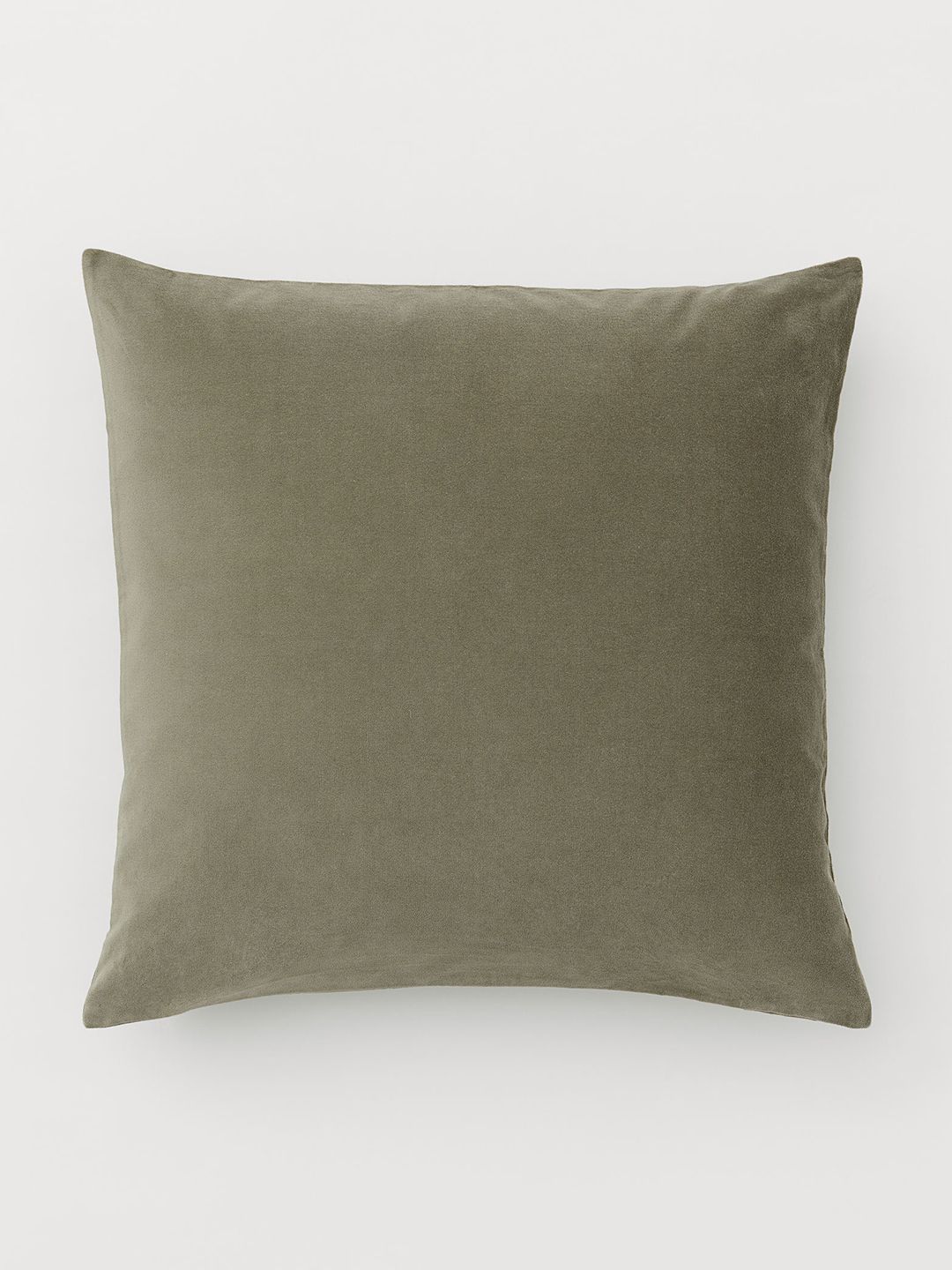 H&M Green Cotton Velvet Cushion Cover Price in India