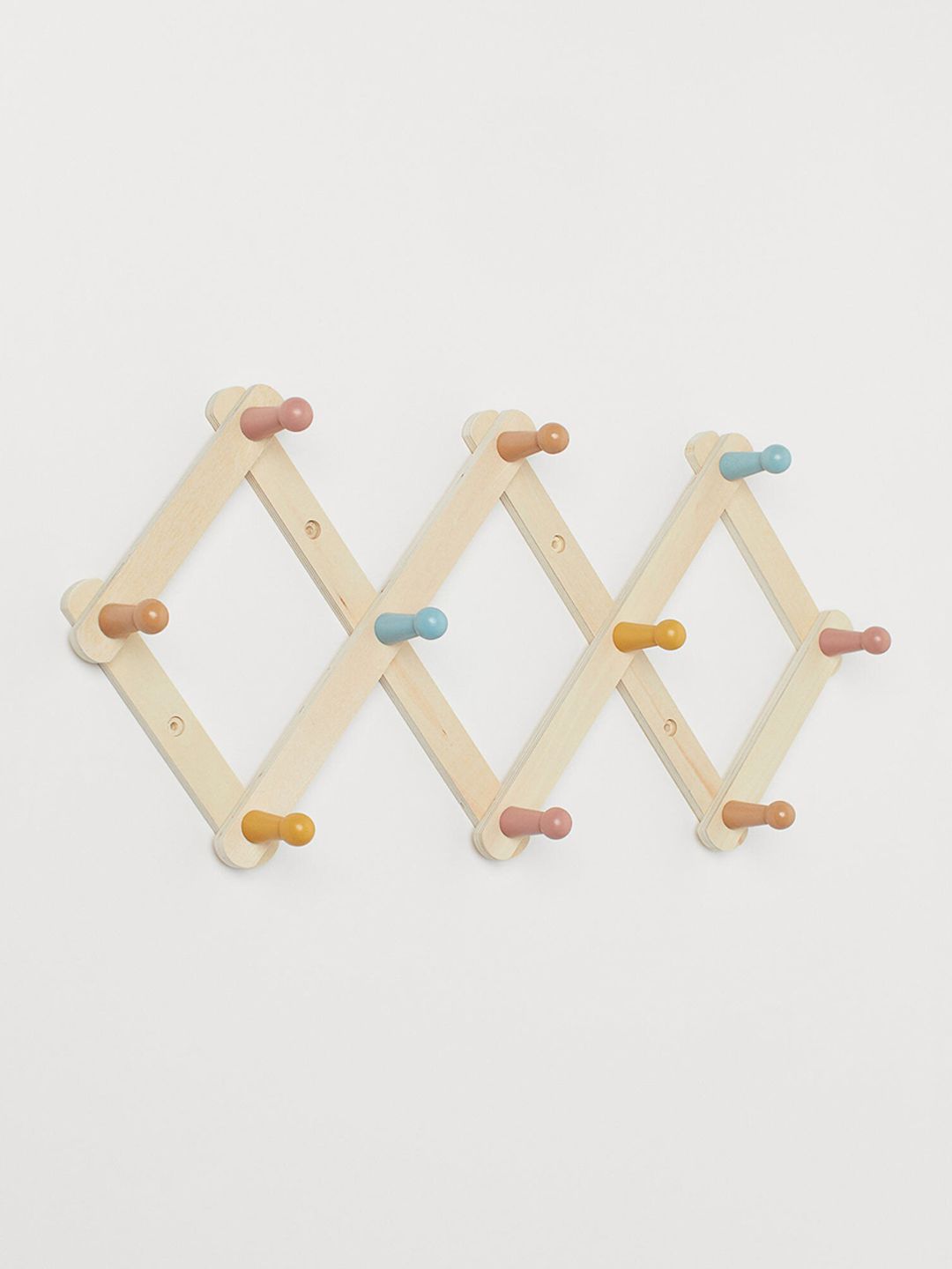 H&M Beige Solid Wooden Hanging Rack Price in India