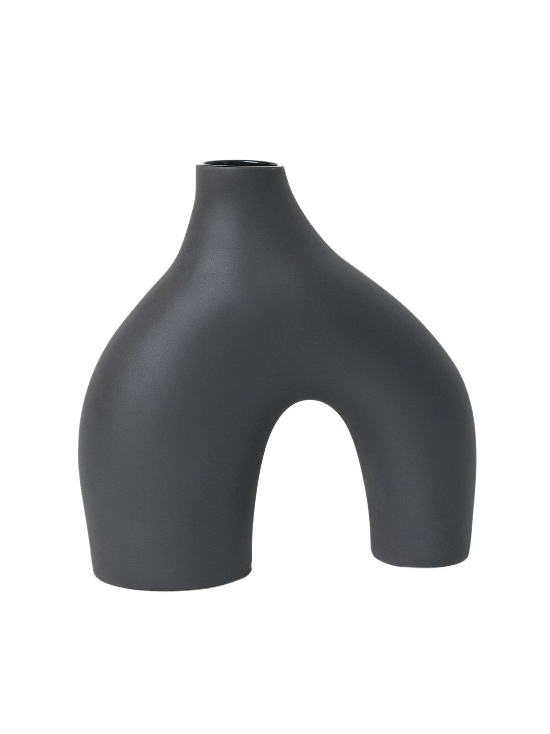 H&M Black Large Stoneware Vase Price in India