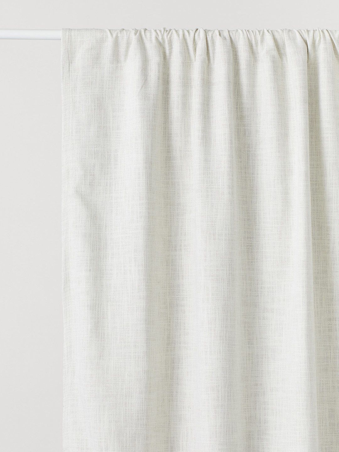 H&M White Solid 2 Pack Blackout Curtains Price in India