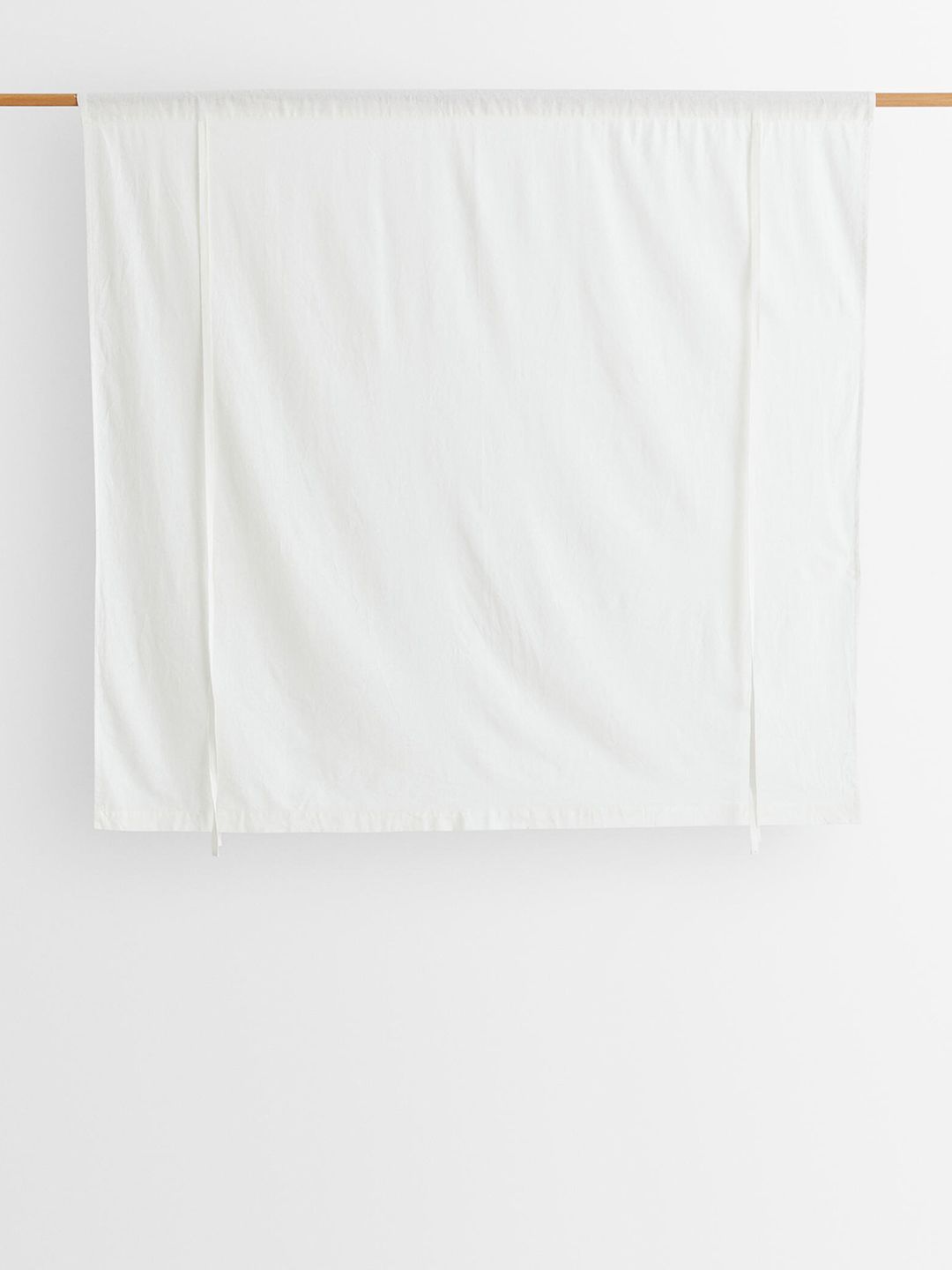 H&M White Linen-blend roll-up curtain Price in India