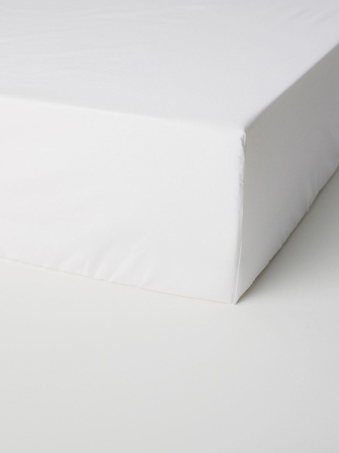 H&M White Solid Fitted Cotton Sheet Price in India