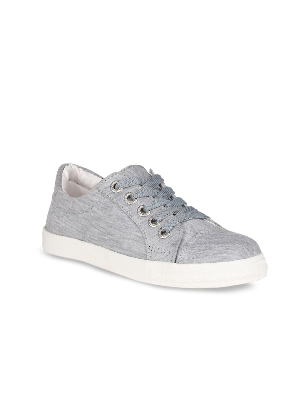 MOZAFIA Women Grey Printed Sneakers Price in India