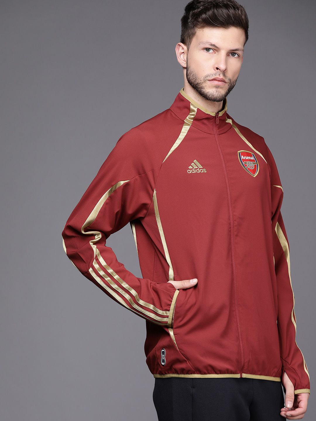 Buy ADIDAS Men Maroon & Golden Arsenal Teamgeist Sustainable
