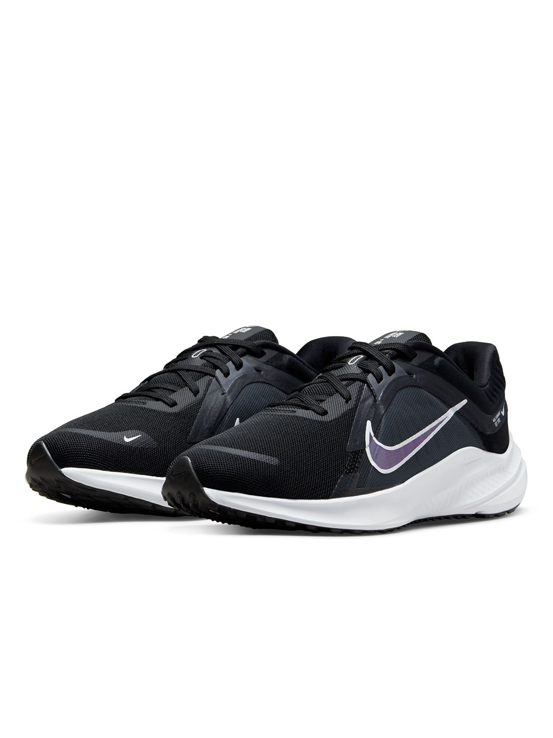 NIKE Women Black QUEST 5 Road Running Shoes