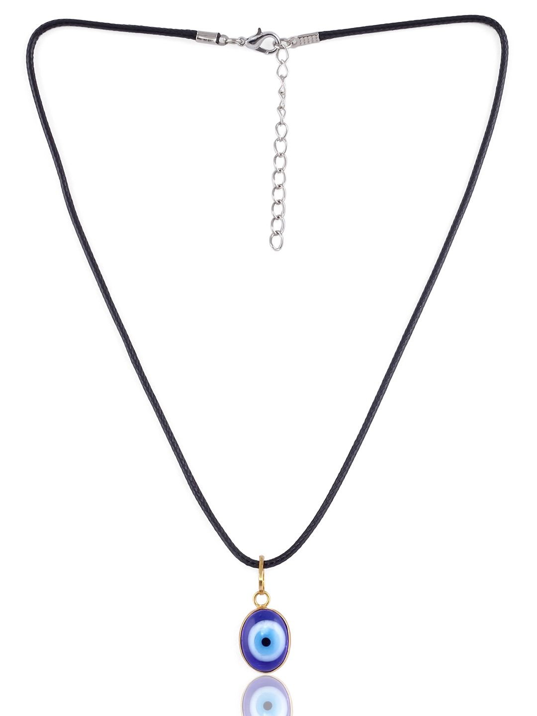 EL REGALO Blue & White Evil Eye Necklace Price in India