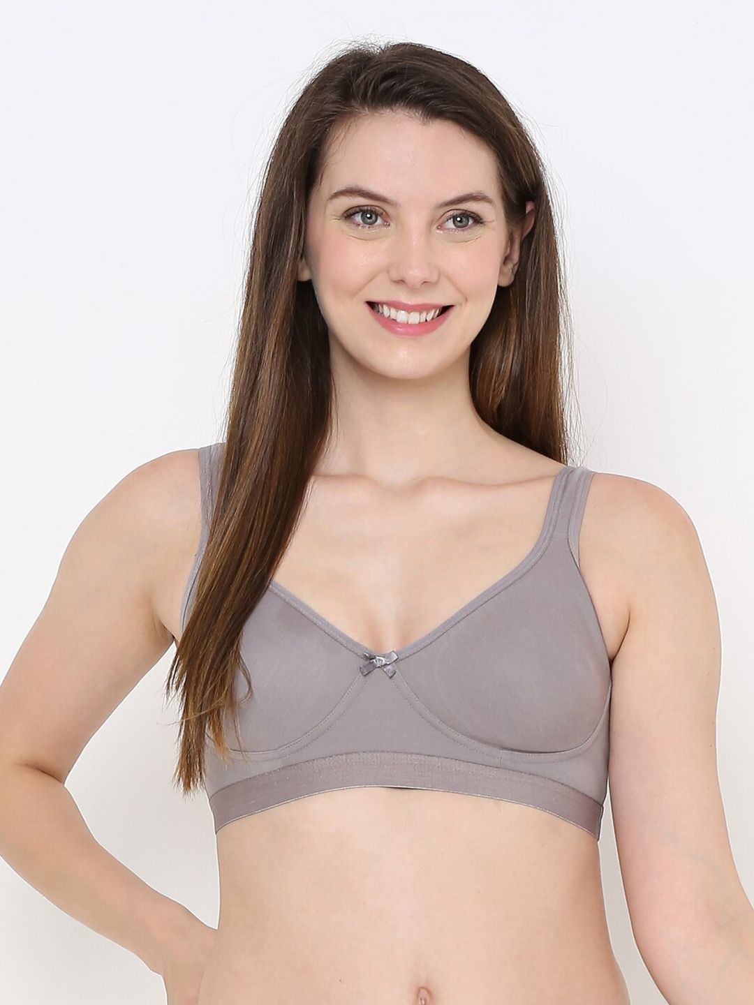 Berrys Intimatess Grey Sports Bra - Double Layered Price in India