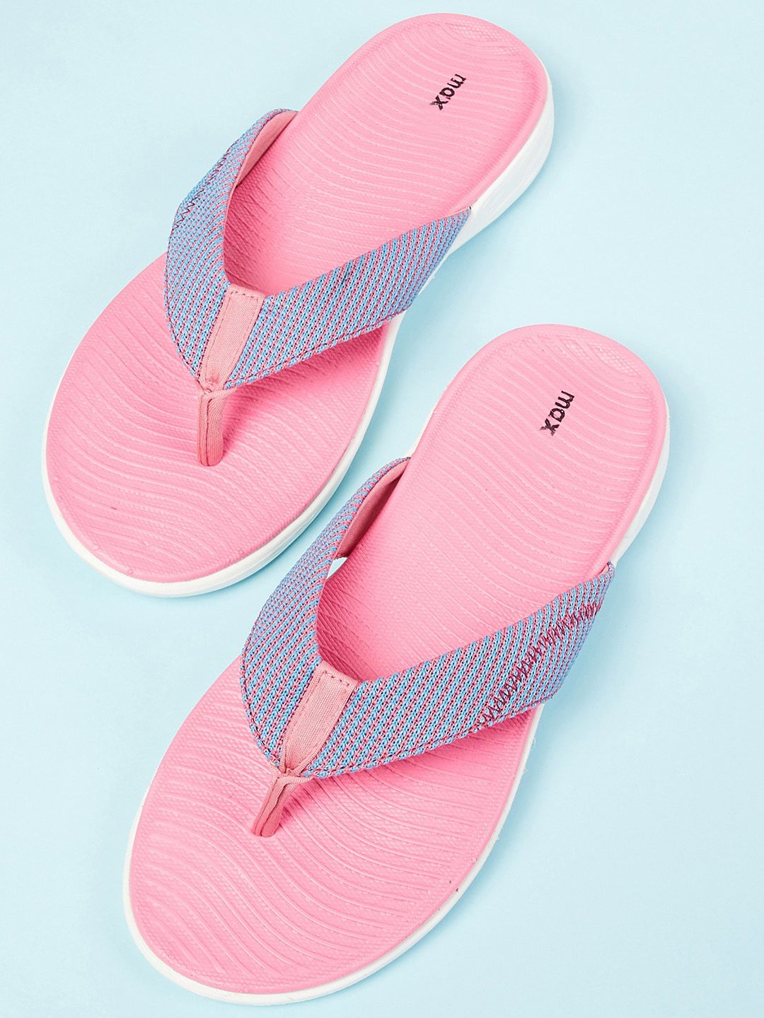 max Women Fuchsia Thong Flip-Flops Price in India