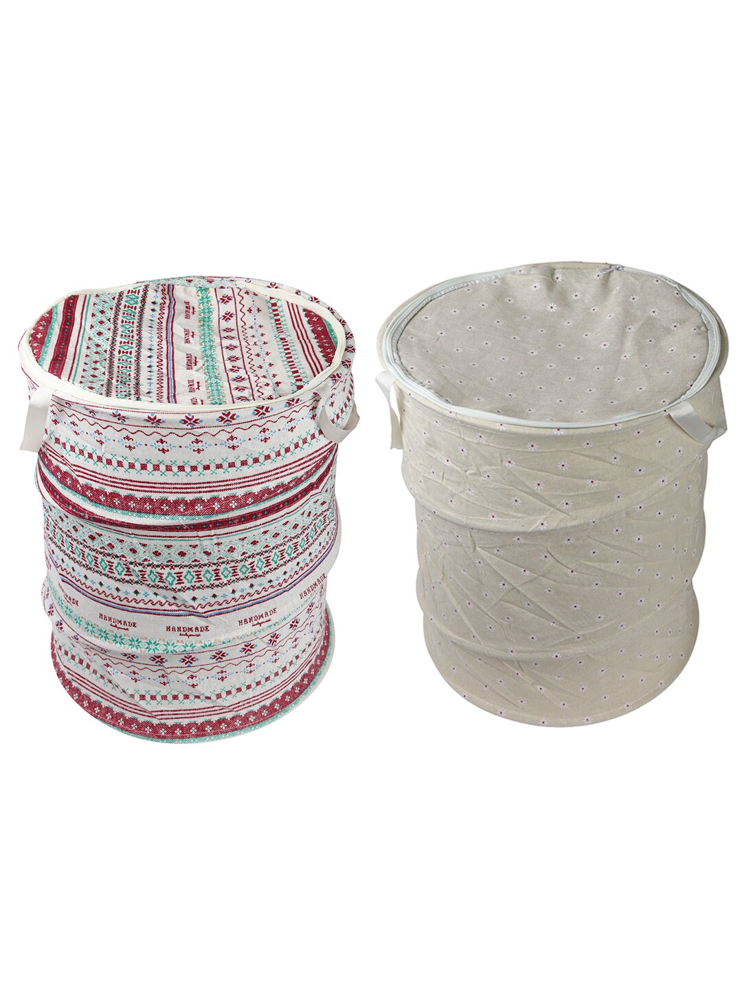 OddCroft Set Of 2 Foldable Laundry Baskets Price in India
