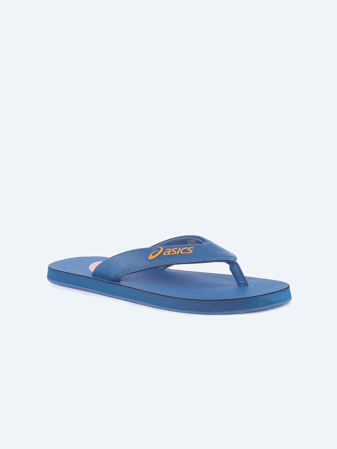 ASICS Unisex Blue & Orange Printed ZORIAN AS Thong Flip-Flops Price in India