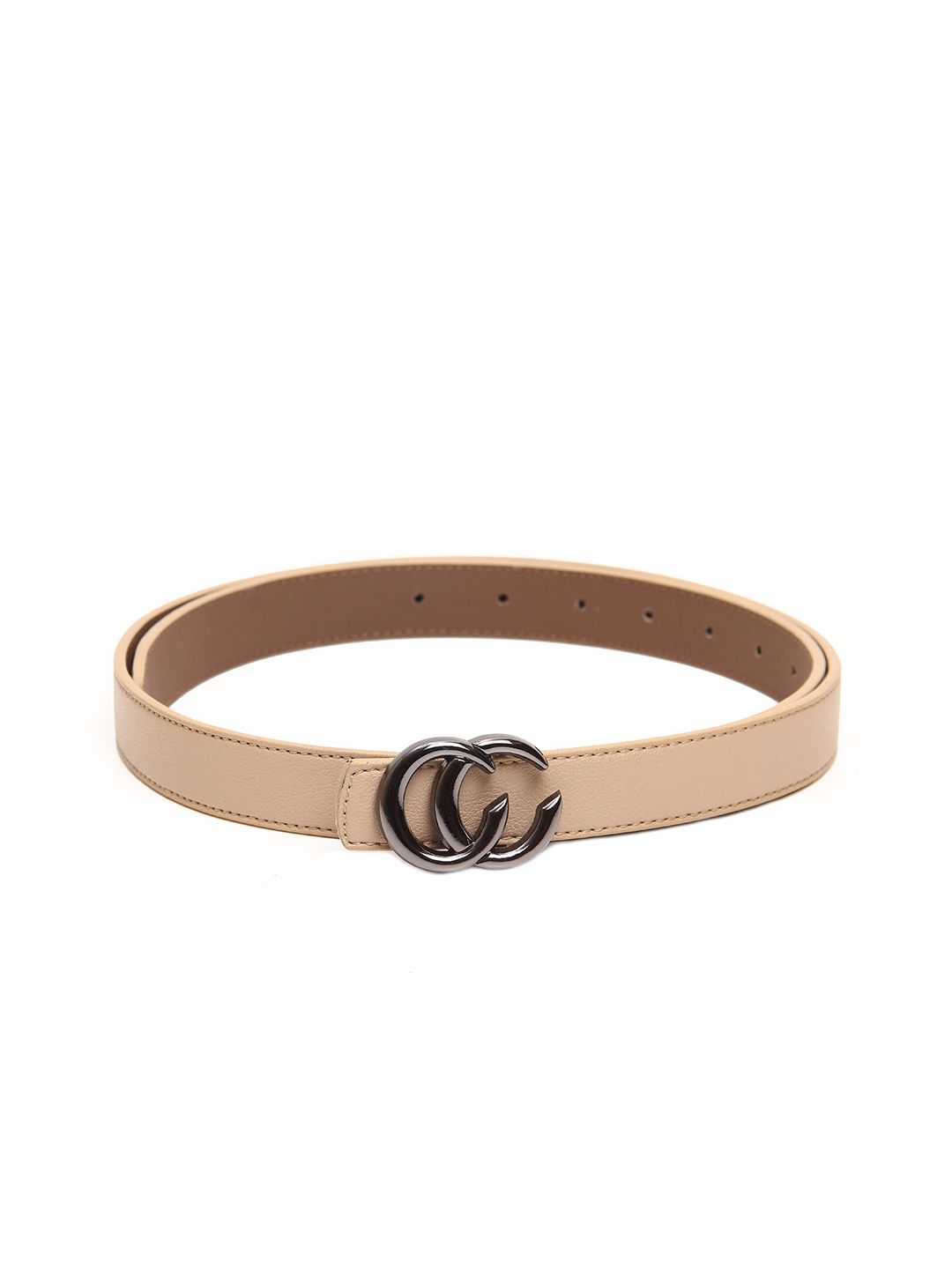 Calvadoss Women Beige  Non Leather Textured Belt Price in India