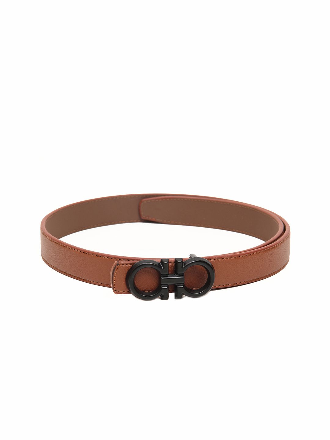 Calvadoss Women Tan Textured Belt Price in India