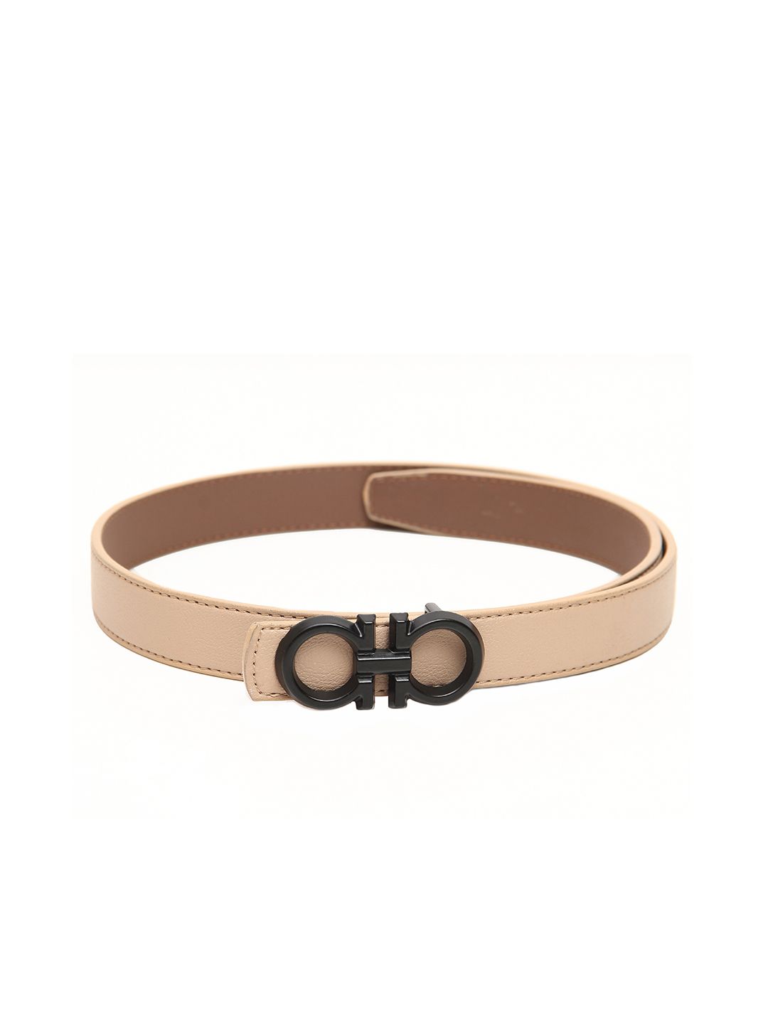 Calvadoss Women Beige Textured Belt Price in India