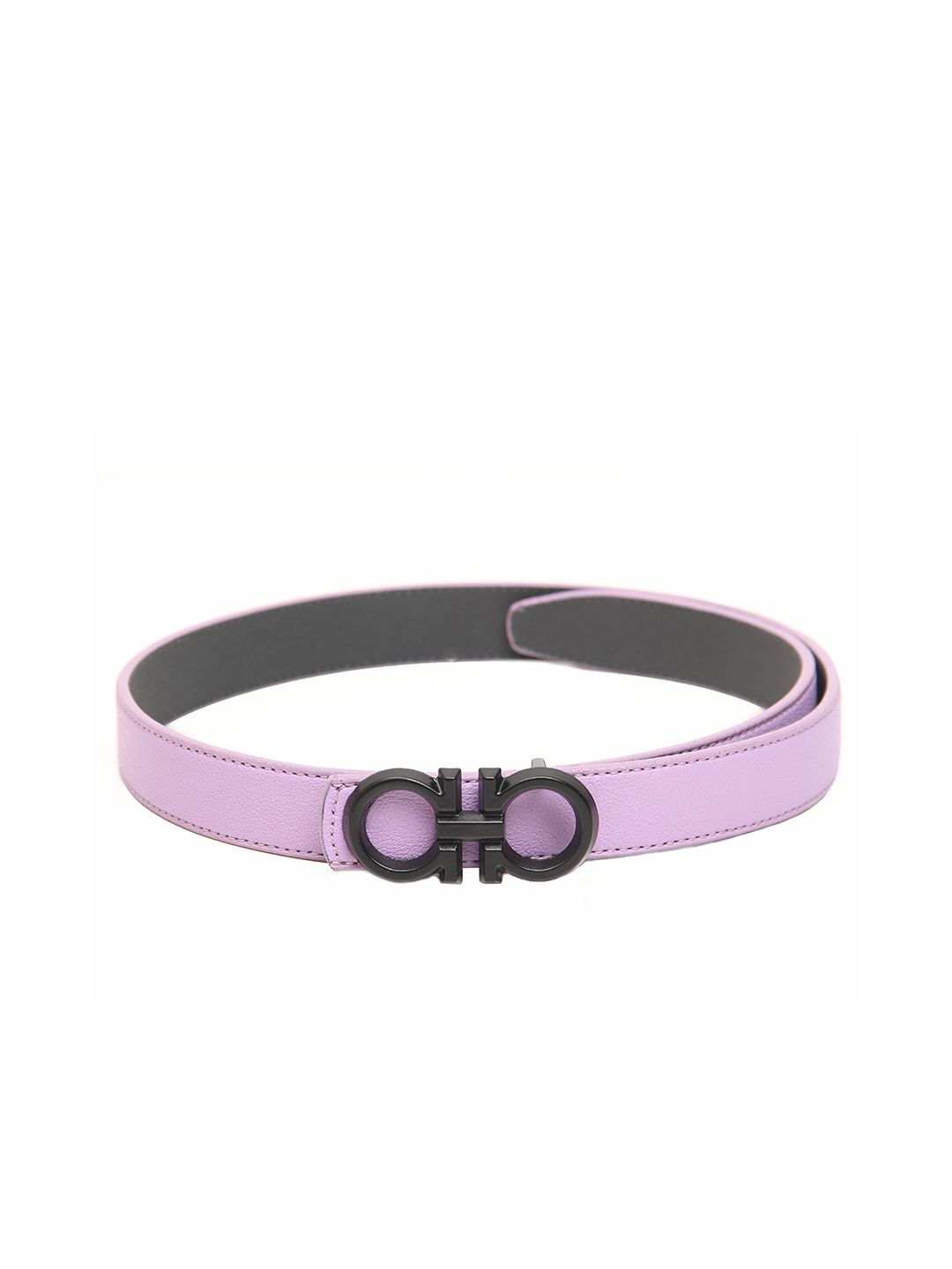 Calvadoss Women Mauve Solid Leather Belt Price in India