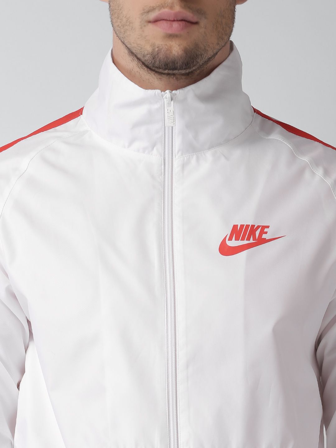 all white nike tracksuit