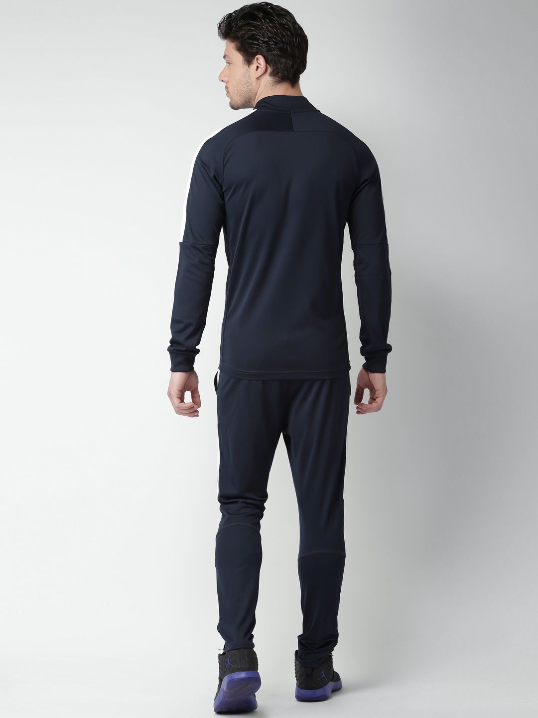 dark blue nike tracksuit