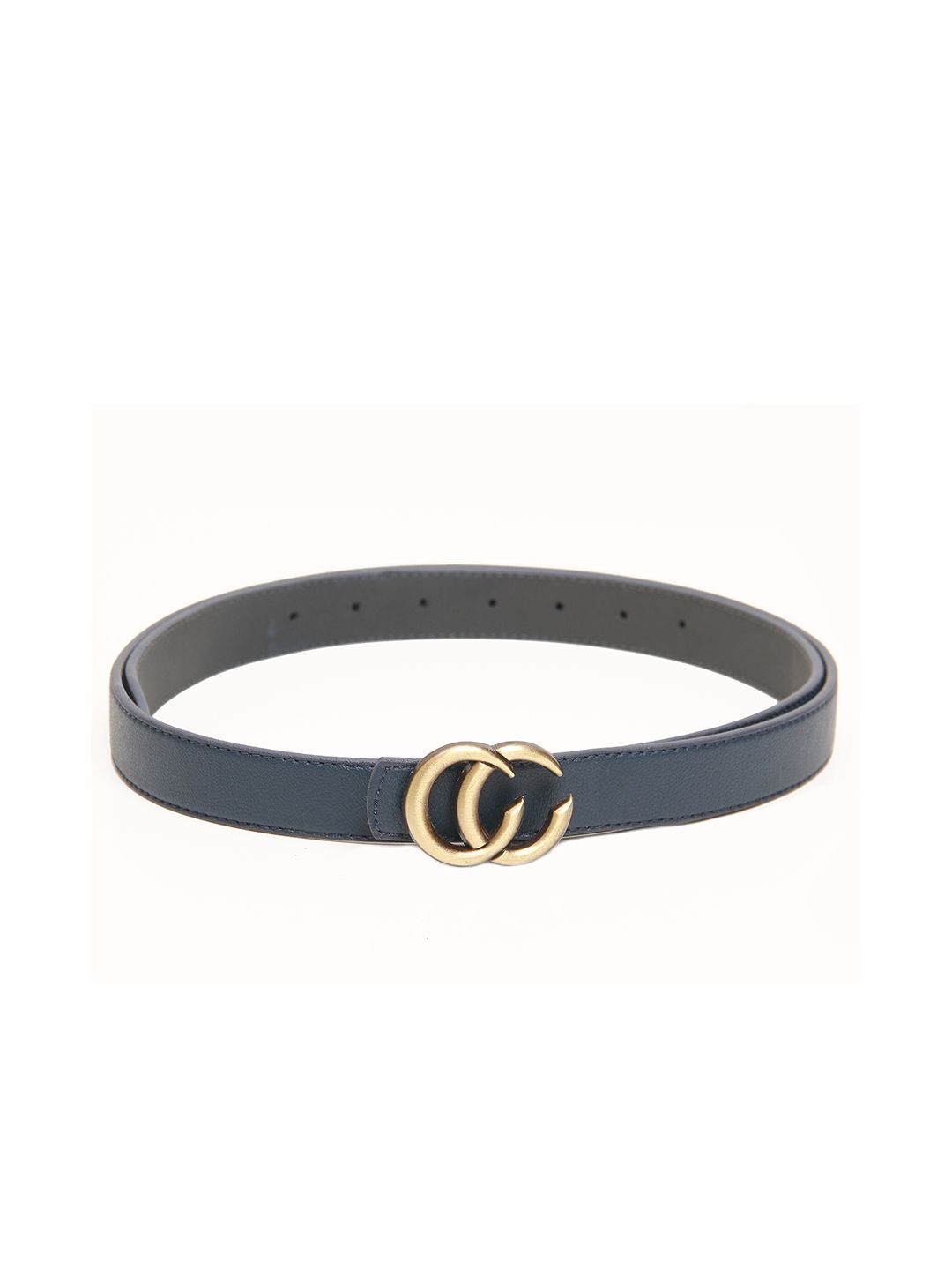 Calvadoss Women Navy Blue Textured Belt Price in India