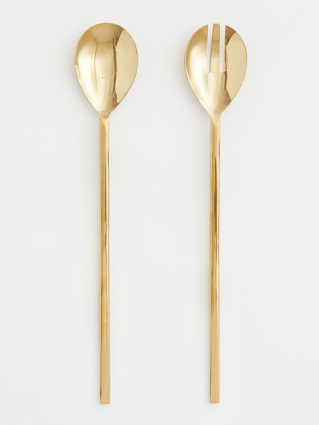 H&M Gold-Toned Metal Salad Servers Price in India