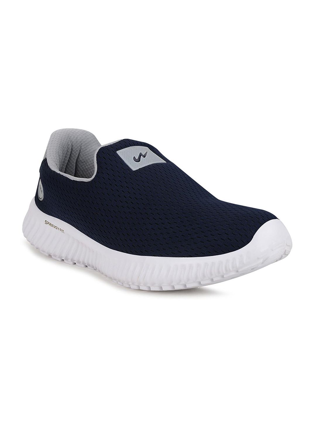 Campus Men Navy Blue Mesh Walking Shoes