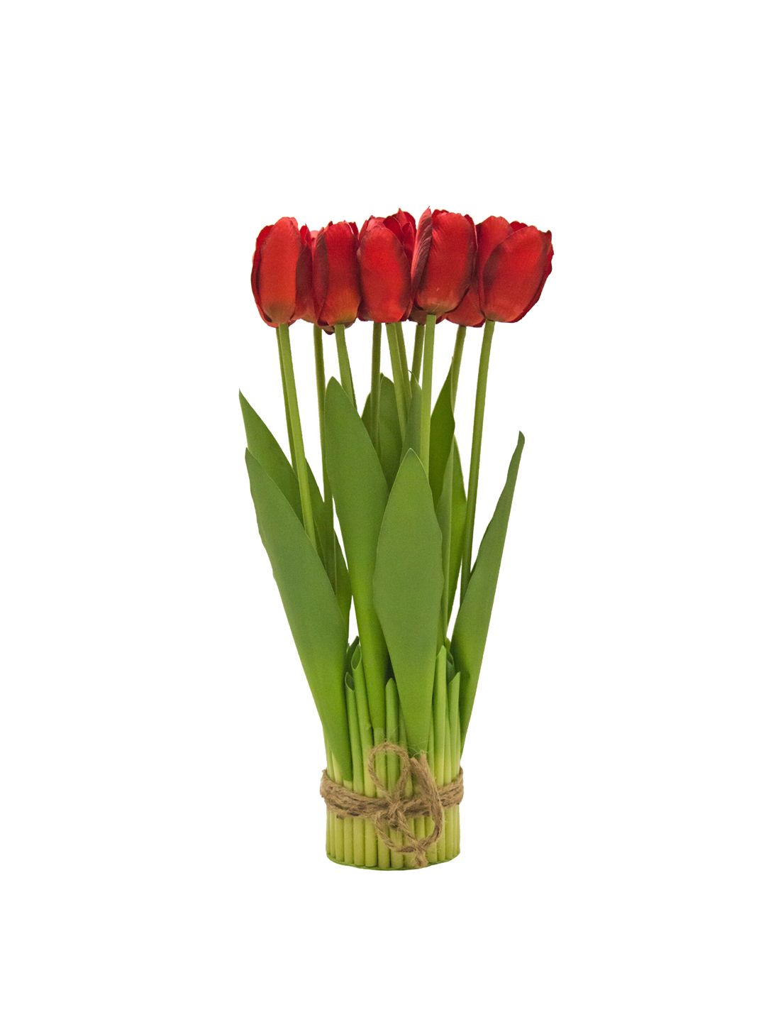 AMFLIX Red & Green Tulip Artificial Flowers & Plants Price in India