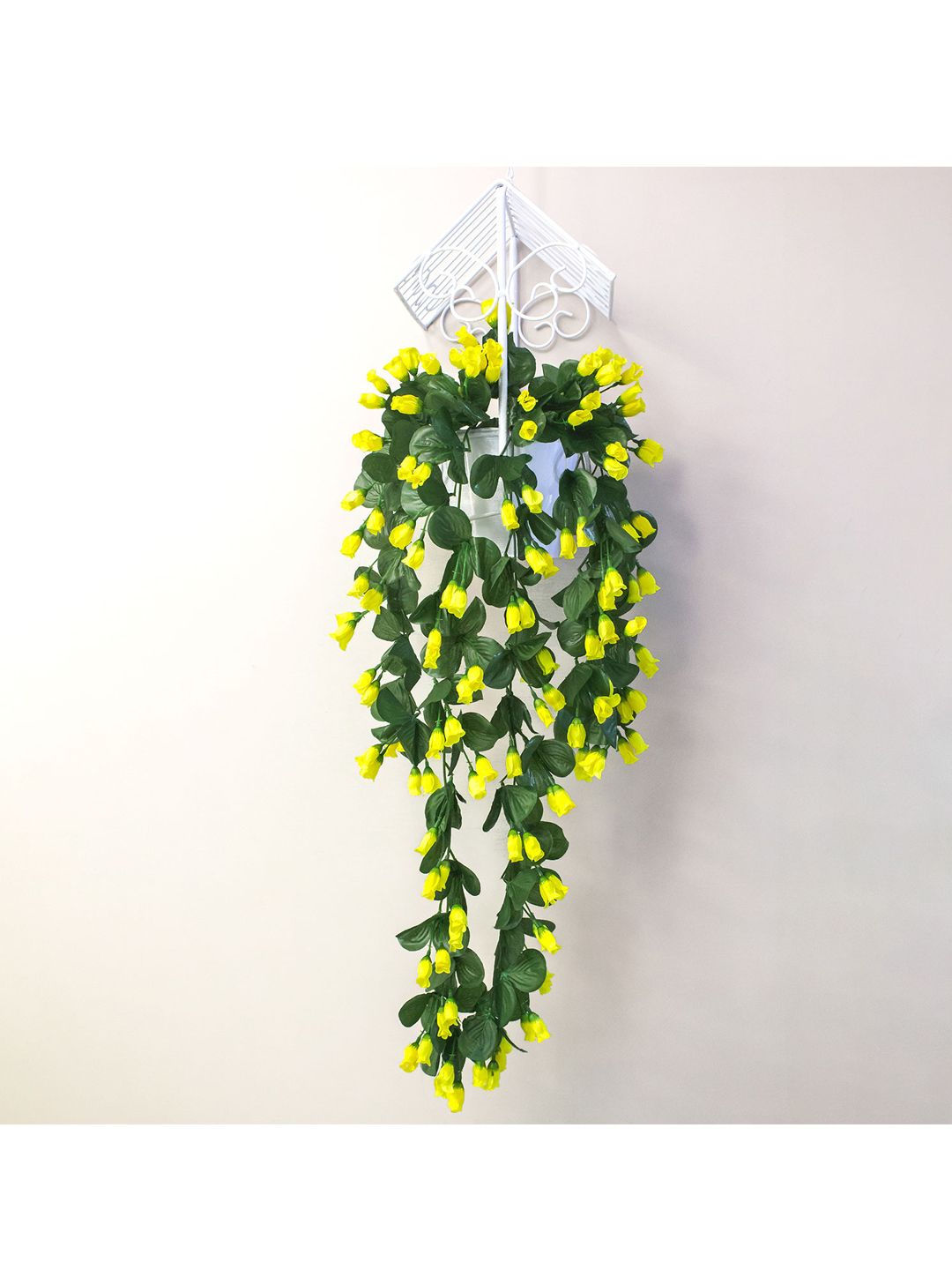 AMFLIX Yellow & Green Artificial Hanging Creeper Plants Price in India