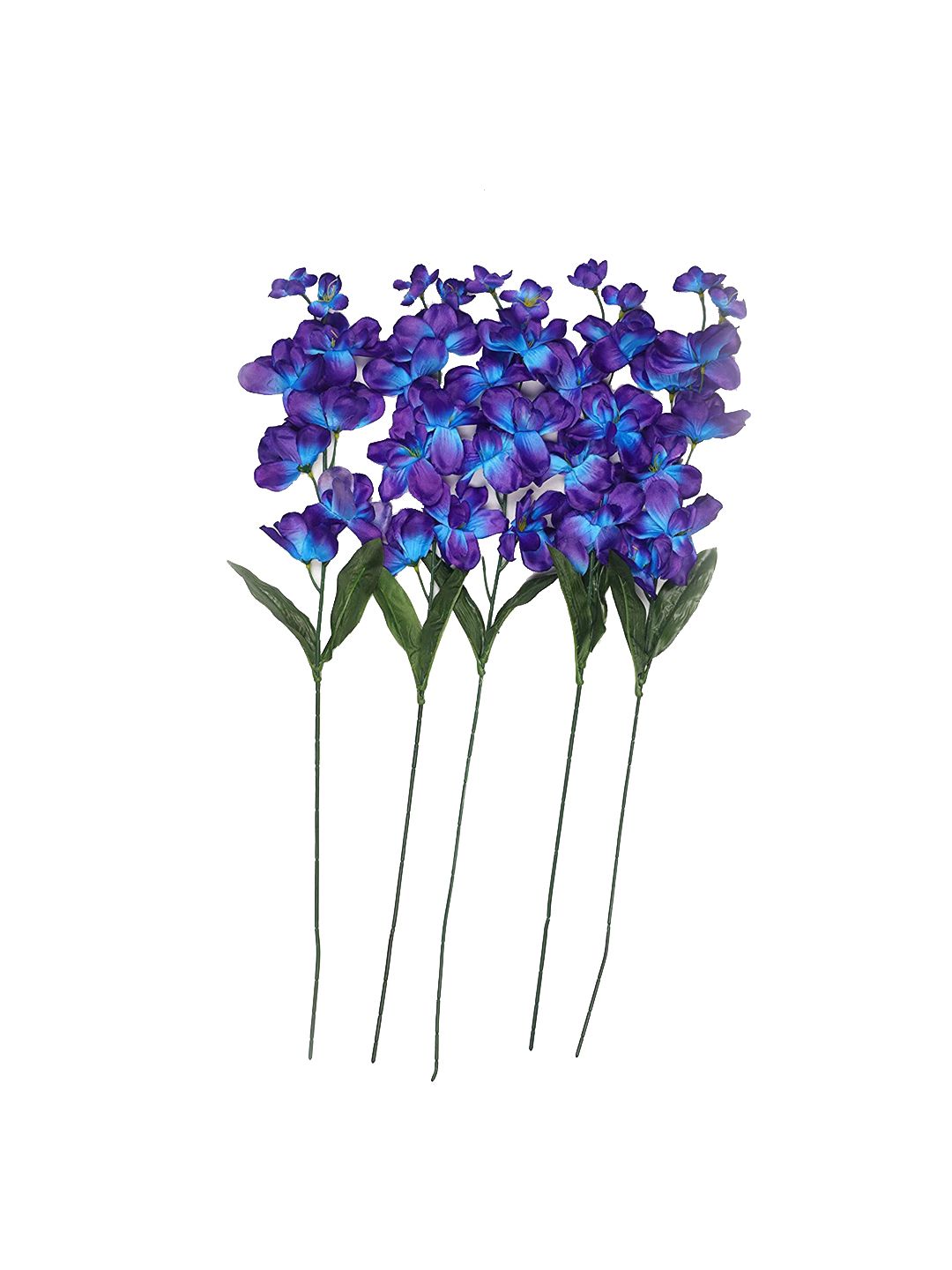 AMFLIX Blue & Purple Artificial Bonsai Orchid Plant Price in India