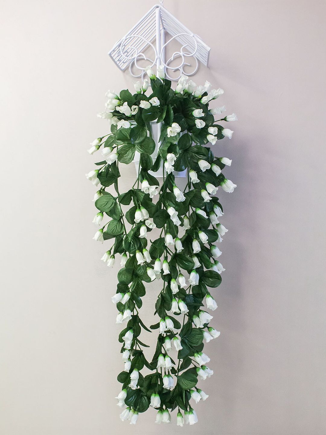 AMFLIX White Artificial Hanging Creeper Plant Price in India