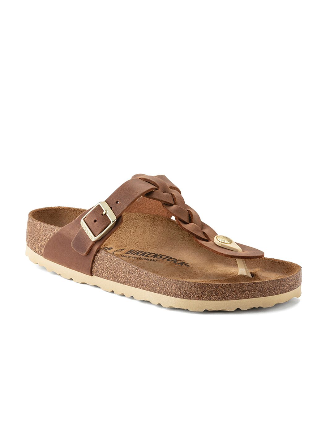 Birkenstock Women Brown Gizeh Sliders Price in India