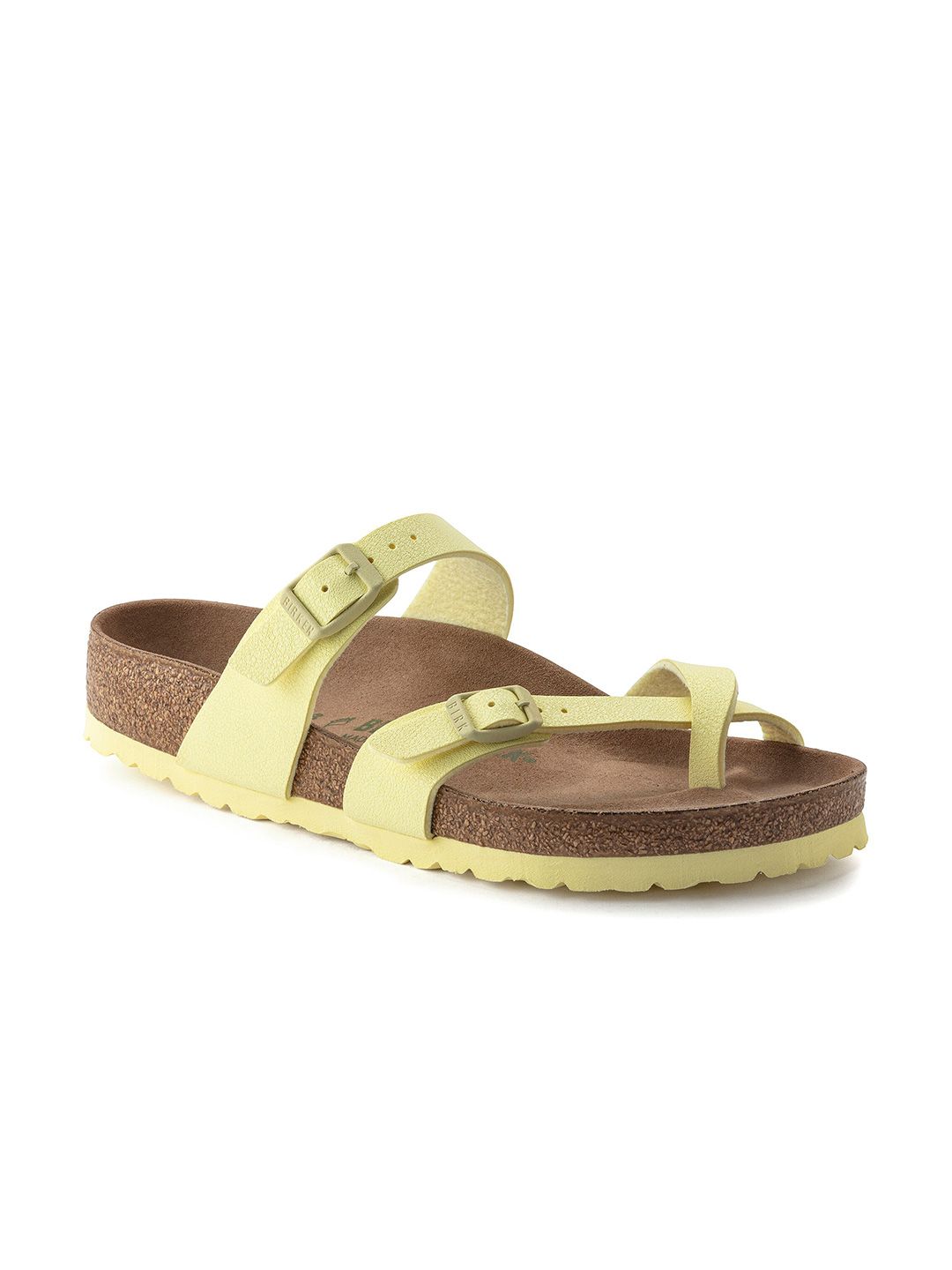 Birkenstock Women Yellow Mayari Vegan Sliders Price in India