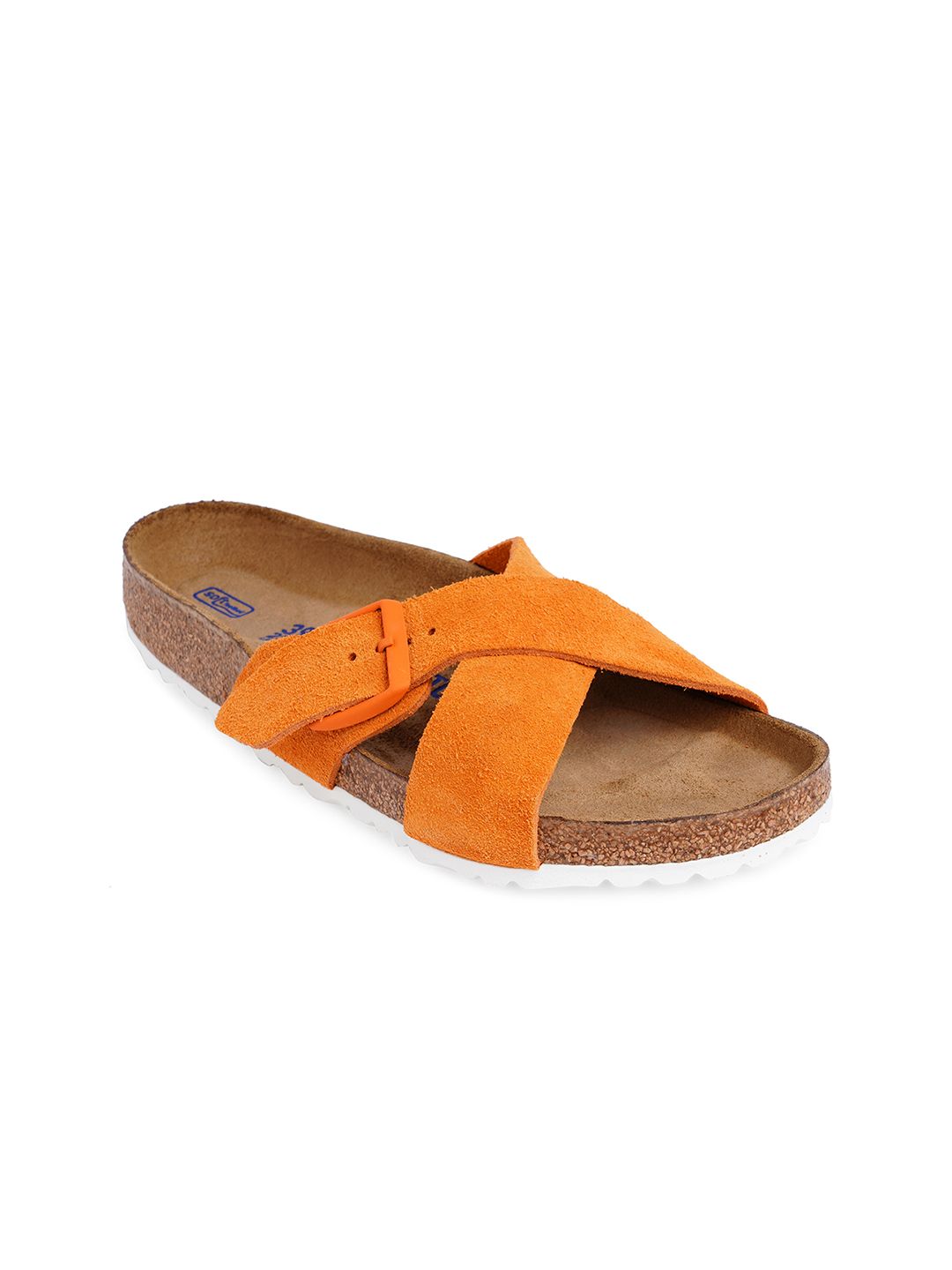 Birkenstock Women Orange Siena Soft Footbed Regular Sliders Price in India