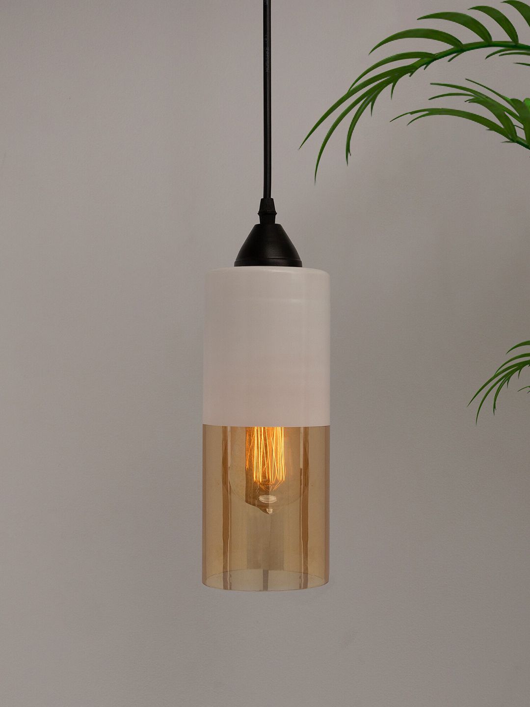 Homesake White Glass Pendant Light Price in India