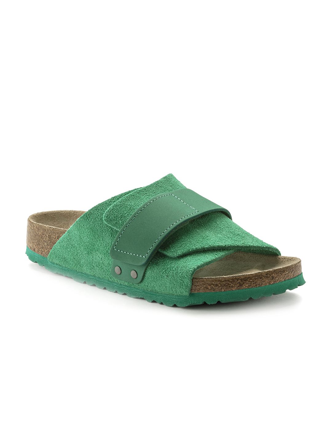 Birkenstock Unisex Green Kyoto Sliders Price in India