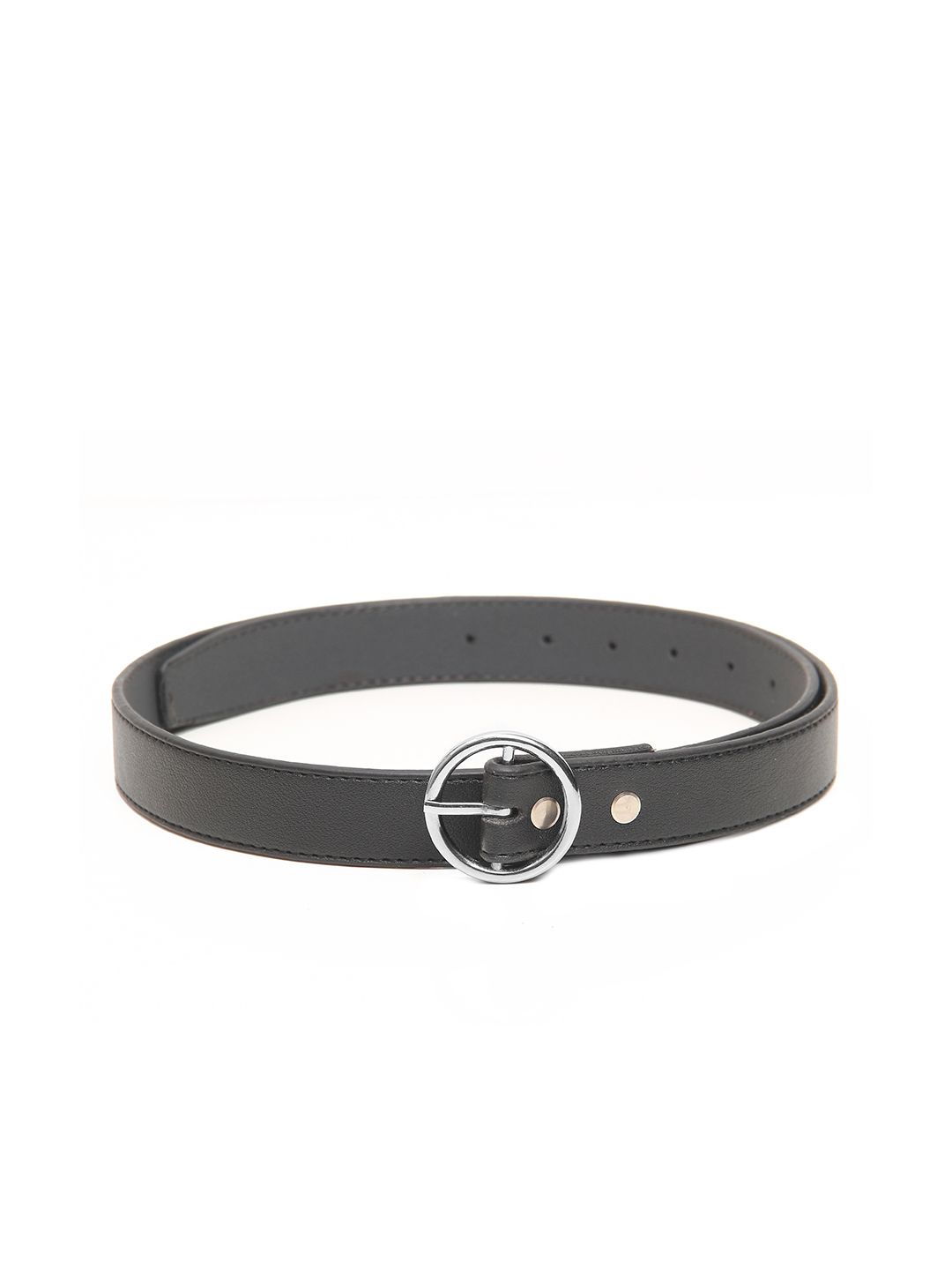 Calvadoss Women Black Textured Belt Price in India