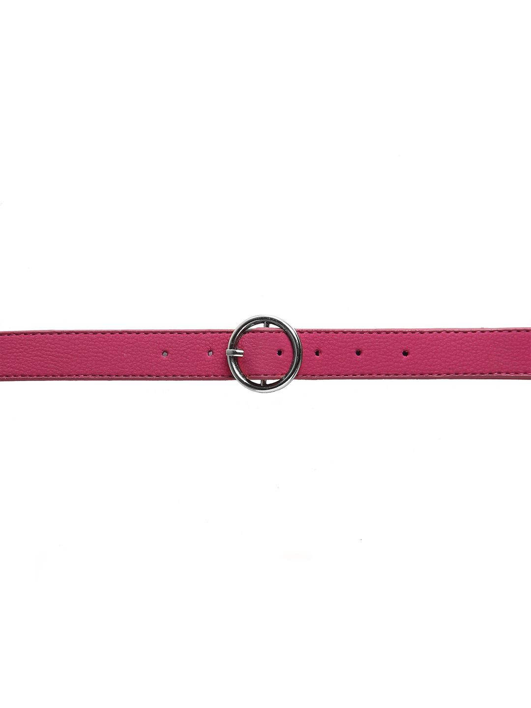 Calvadoss Women Magenta Textured Belt Price in India