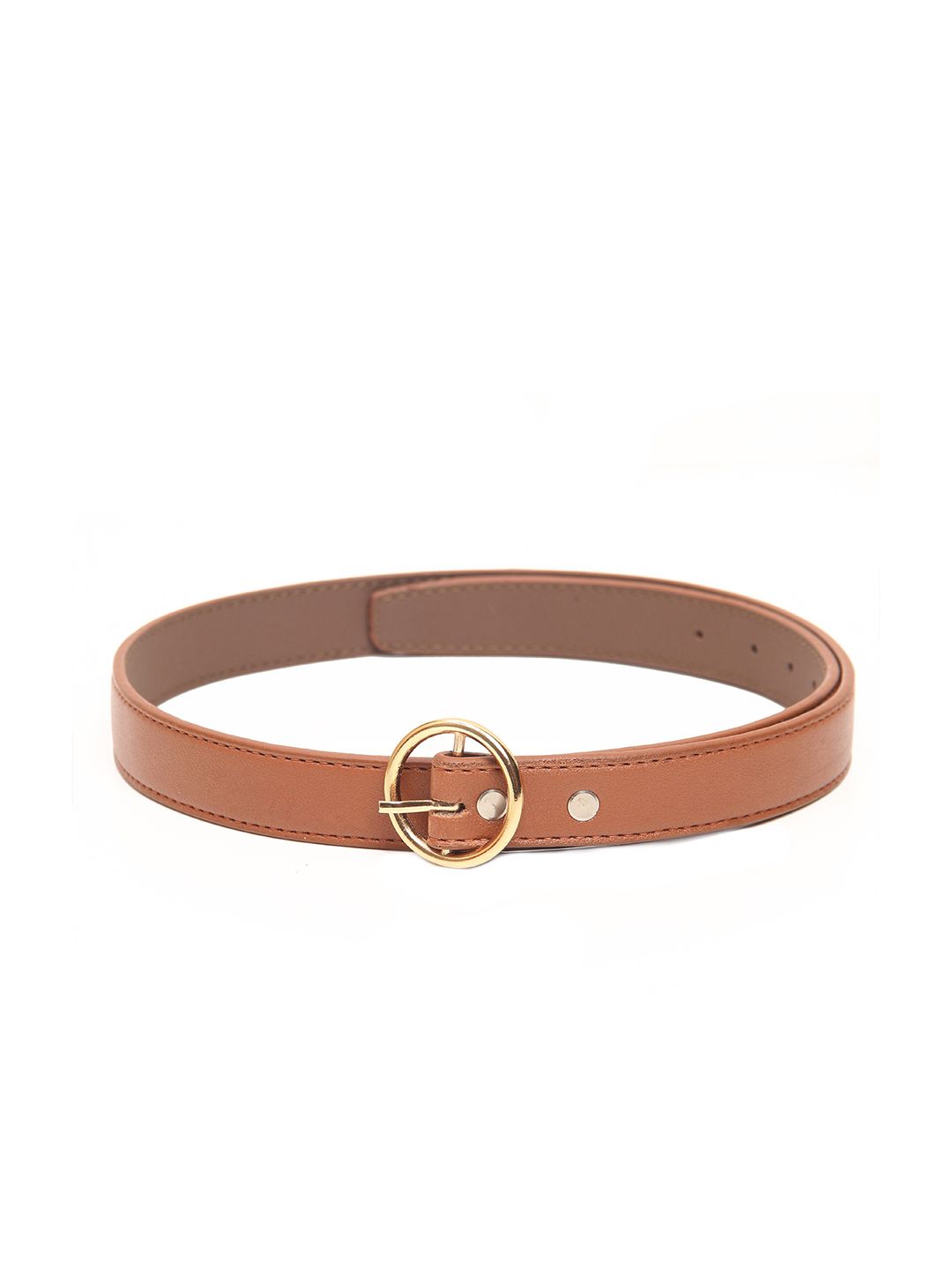 Calvadoss Women Tan Textured Belt Price in India