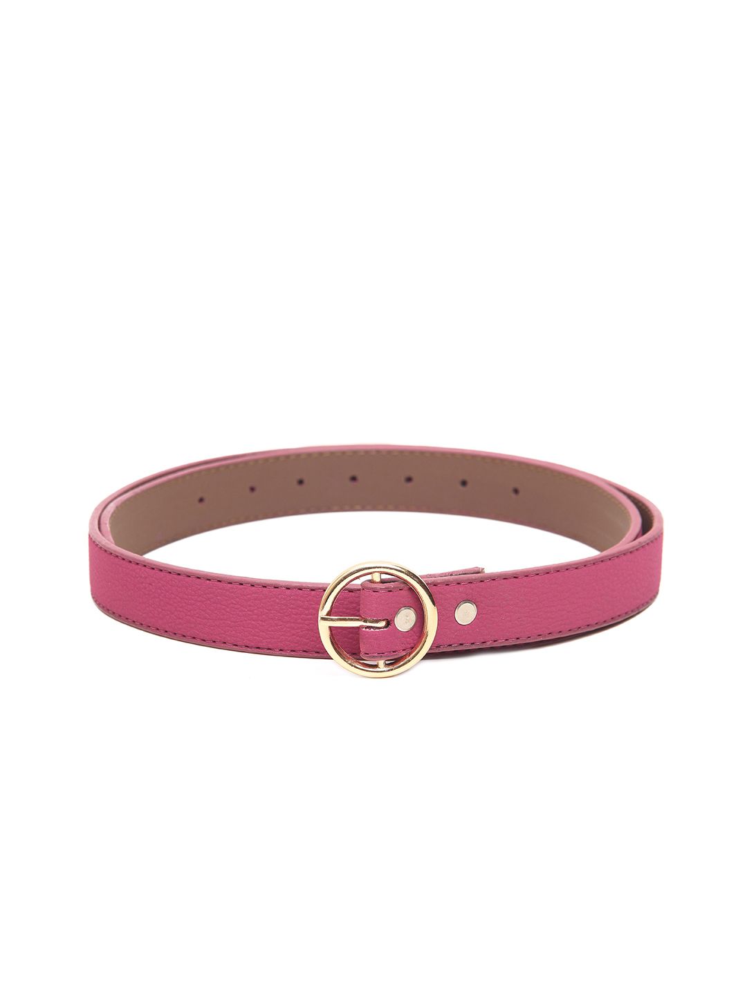 Calvadoss Women Magenta Textured Belt Price in India