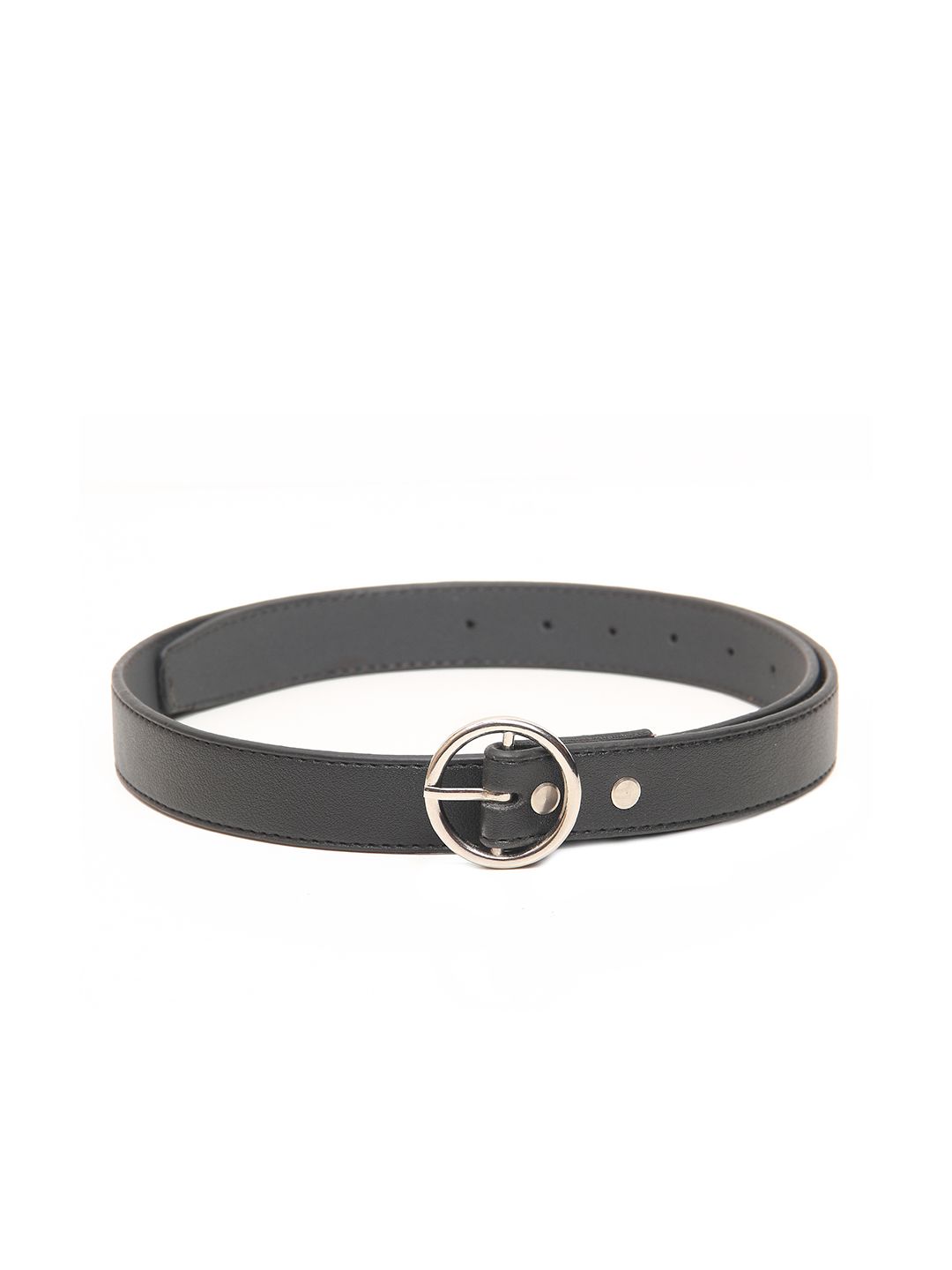 Calvadoss Women Black Textured Belt Price in India