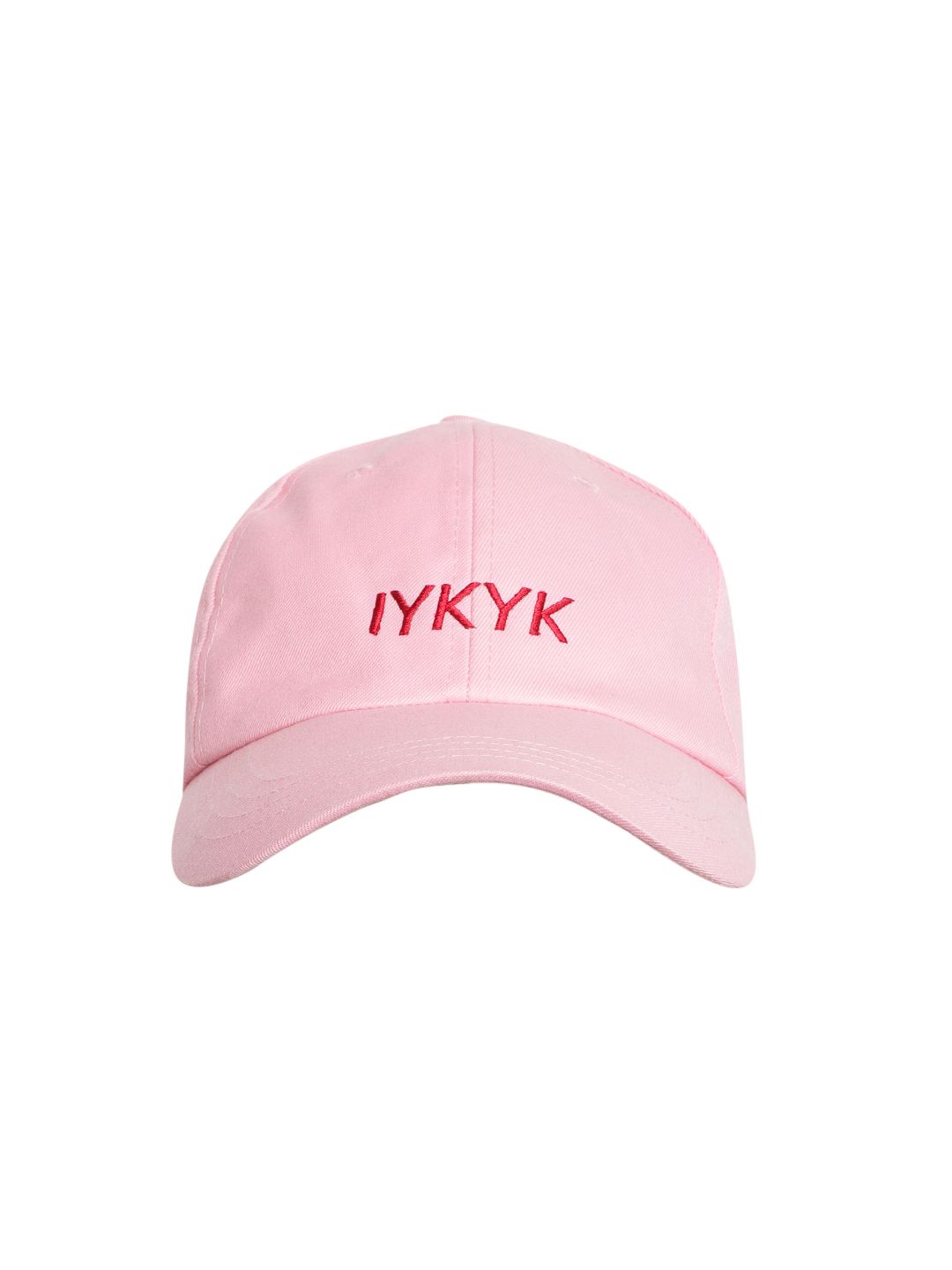 Blueberry Unisex Pink Embroidered Baseball Cap Price in India