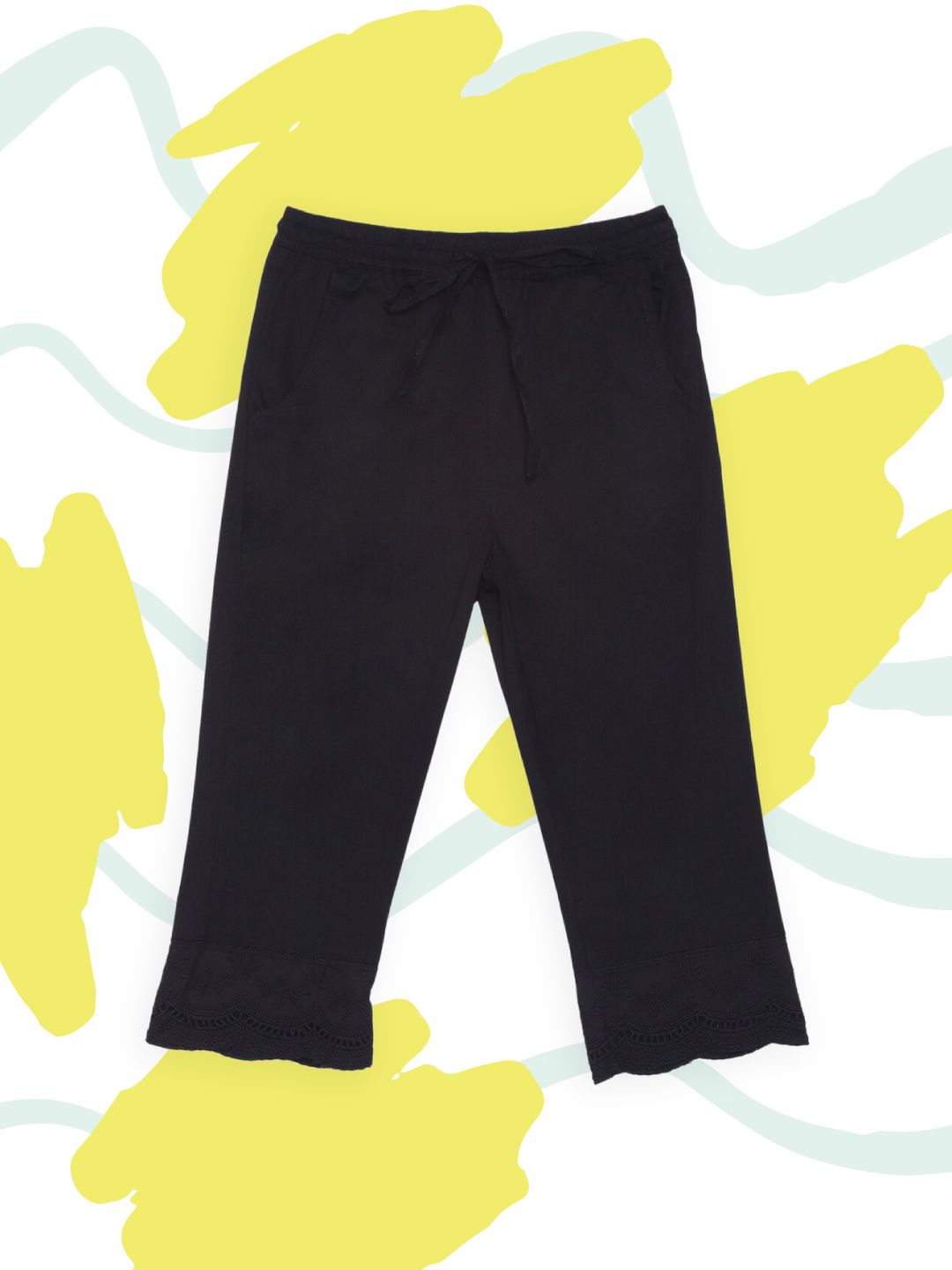 Biba Girls Black Capris